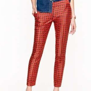 J. Crew Collection Cafe Capri Silk Pants 12